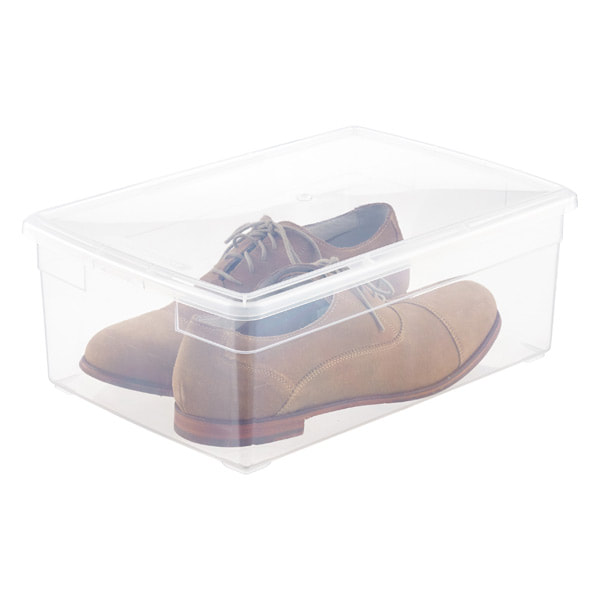 Clear Men's Shoe Box