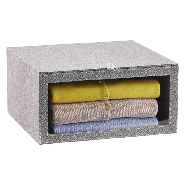 Drop Front Sweater Box for Custom Closet Design