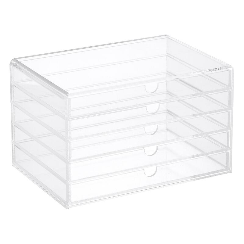5-Drawer Clear Acrylic Accessory Storage Box