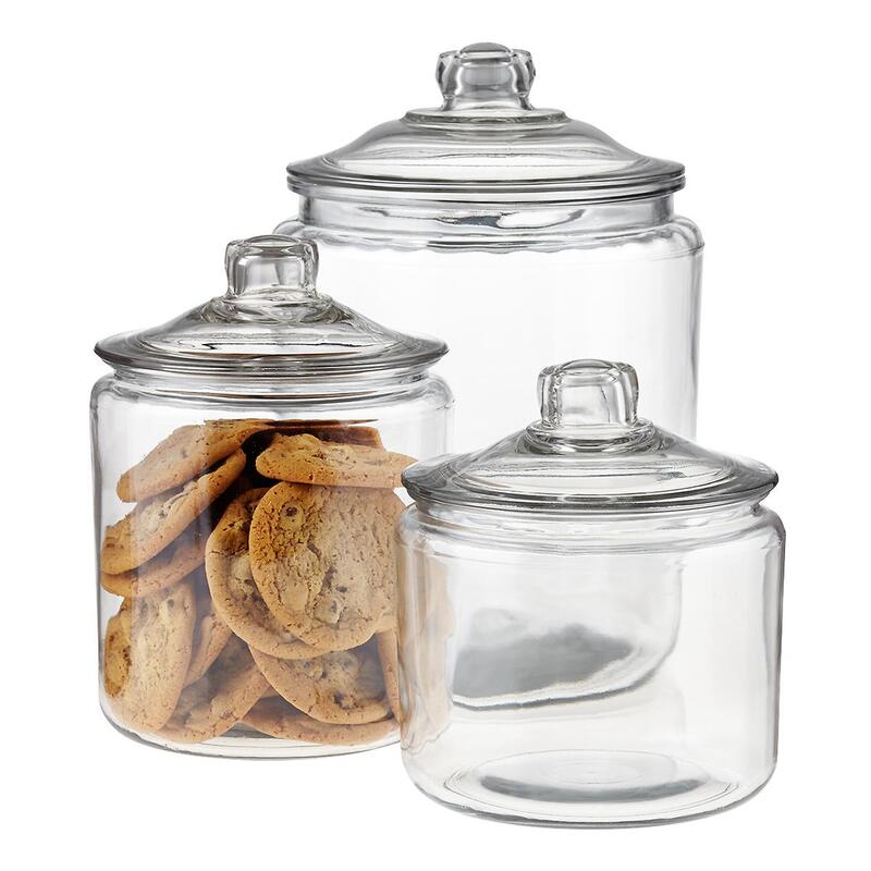 Anchor Hocking Glass Food Storage Canisters