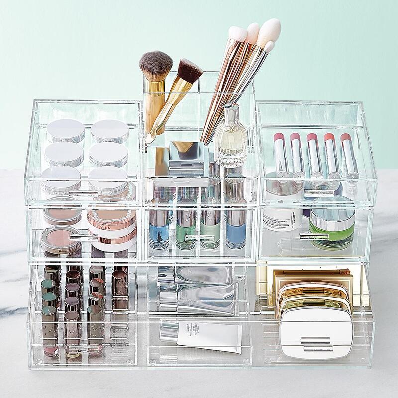 Clear Module Makeup Storage System