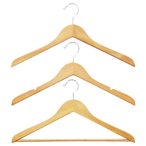Basic Wood Clothing Hangers