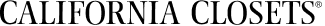 Black California Closets logo